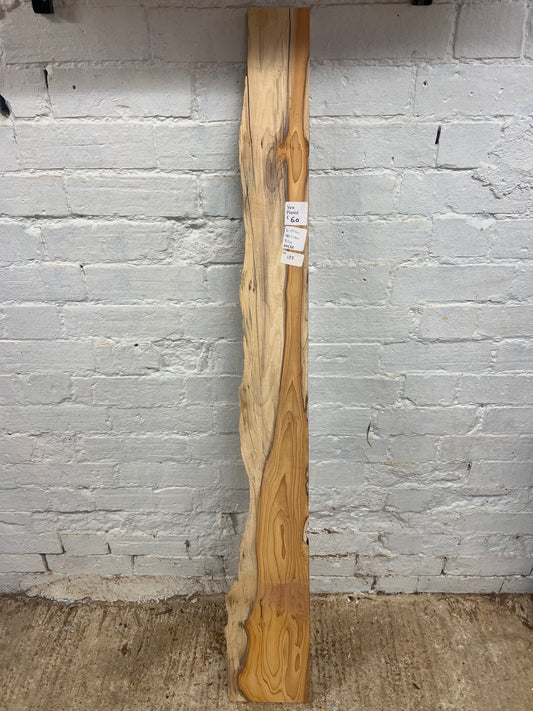 Yew No 187 - 1396x90-190x20mm Planed