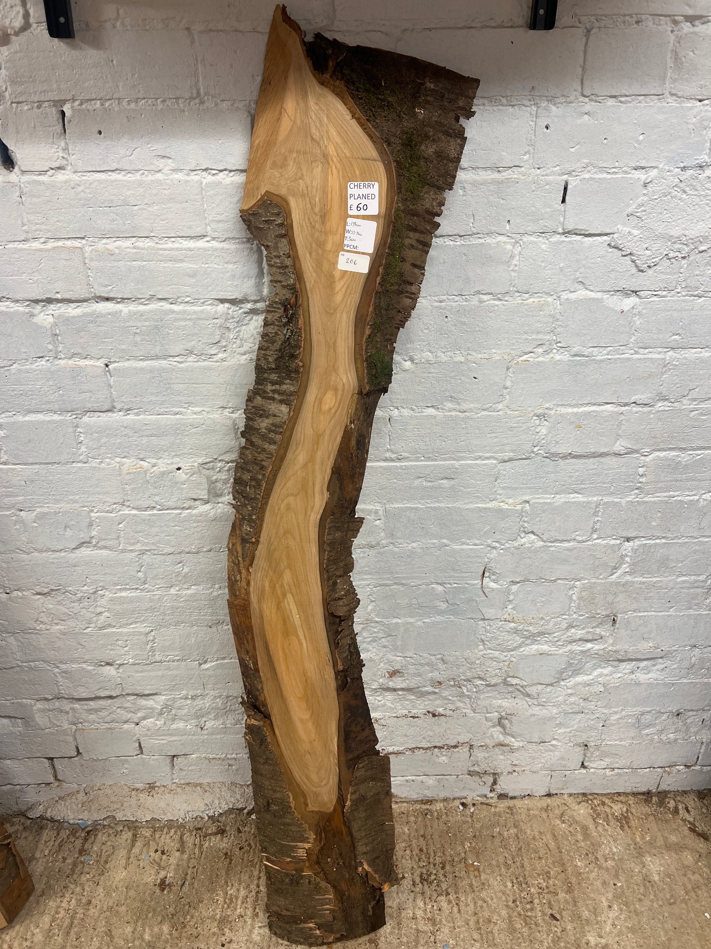 Cherry No 206 - 1380x170-240x30mm Planed