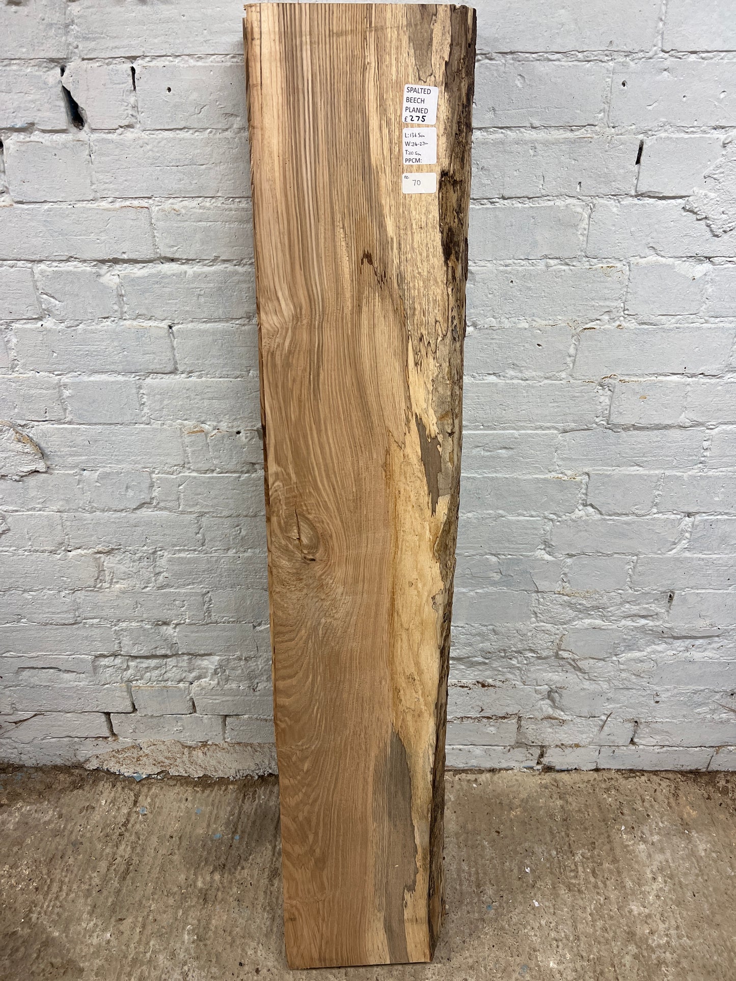 Beech No 70 - 1365x240-270x105mm Planed