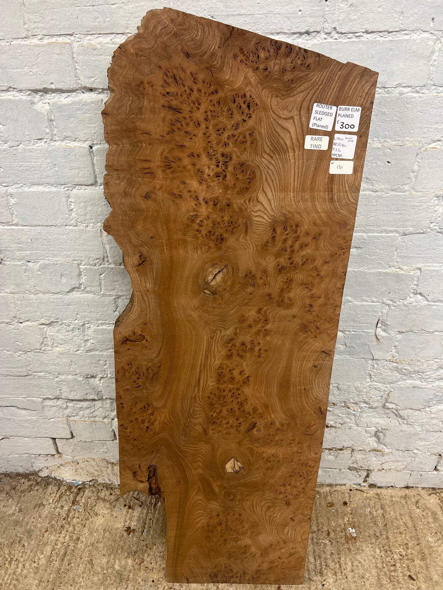 Elm No 131 - 1110x330-430x35mm Planed
