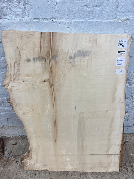 Horse Chestnut No 125 - 705x490-560x46mm Planed