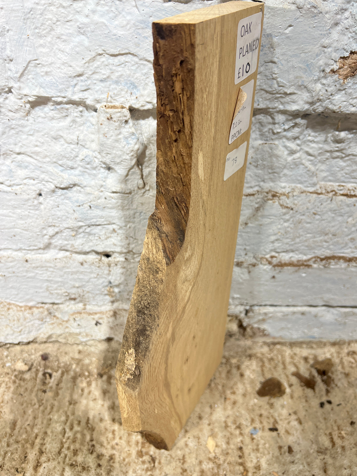 Oak No 78 - 400x100-170x23mm Planed