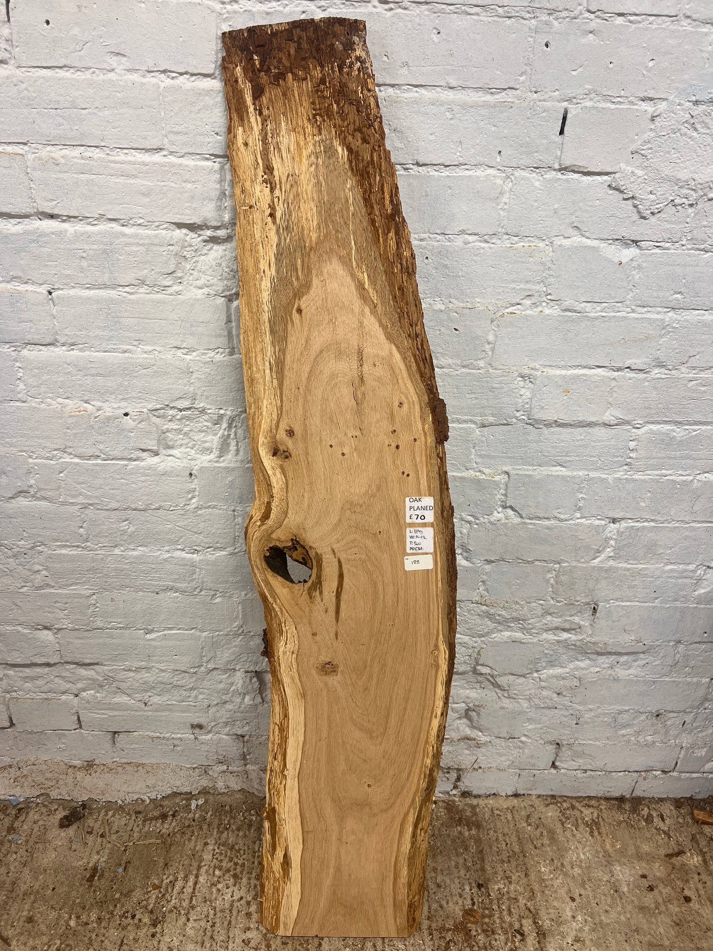 Oak No 188 - 1300x160-290x30mm Planed