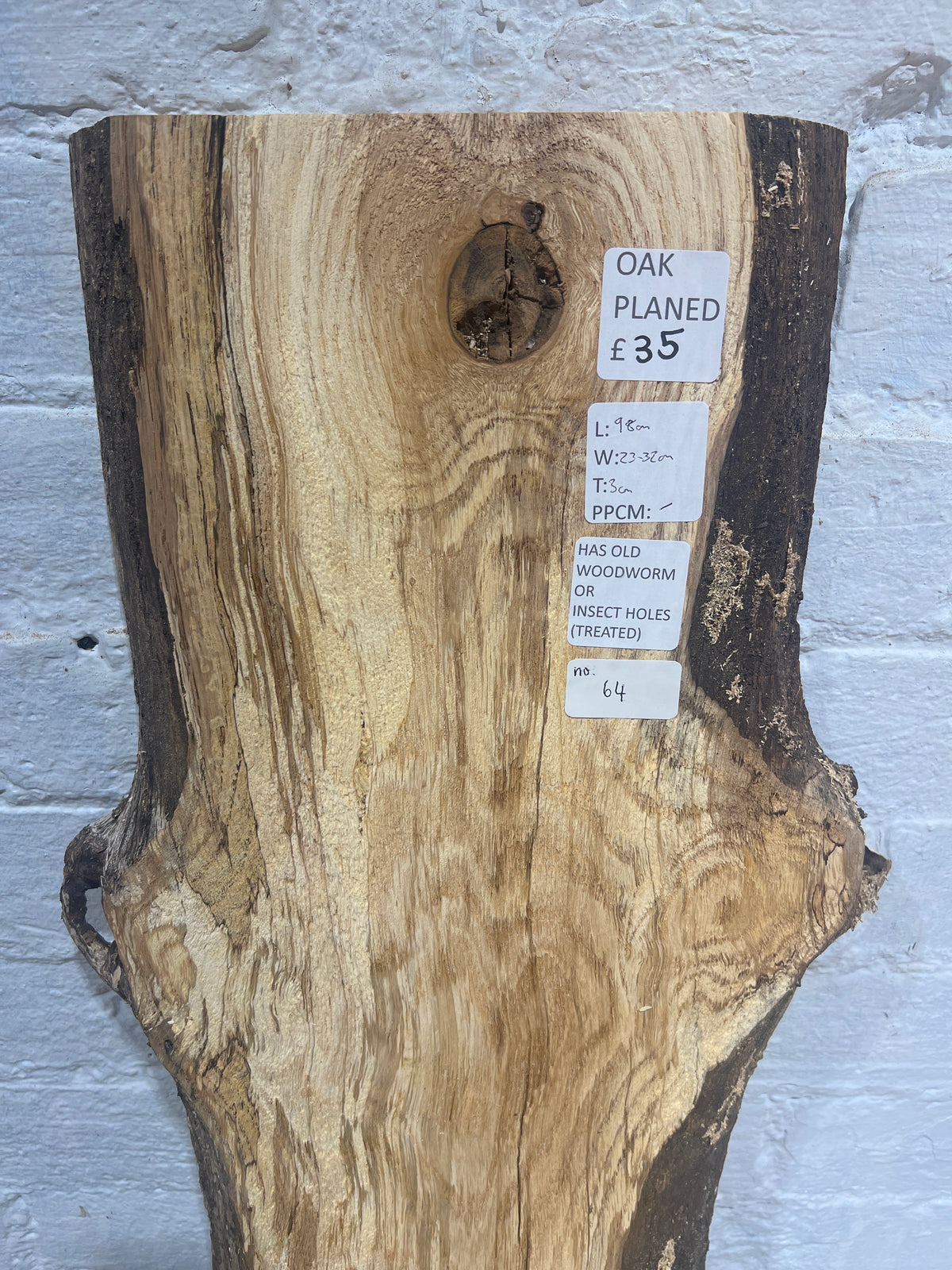 Oak No 64 - 980x230-320x30mm Planed