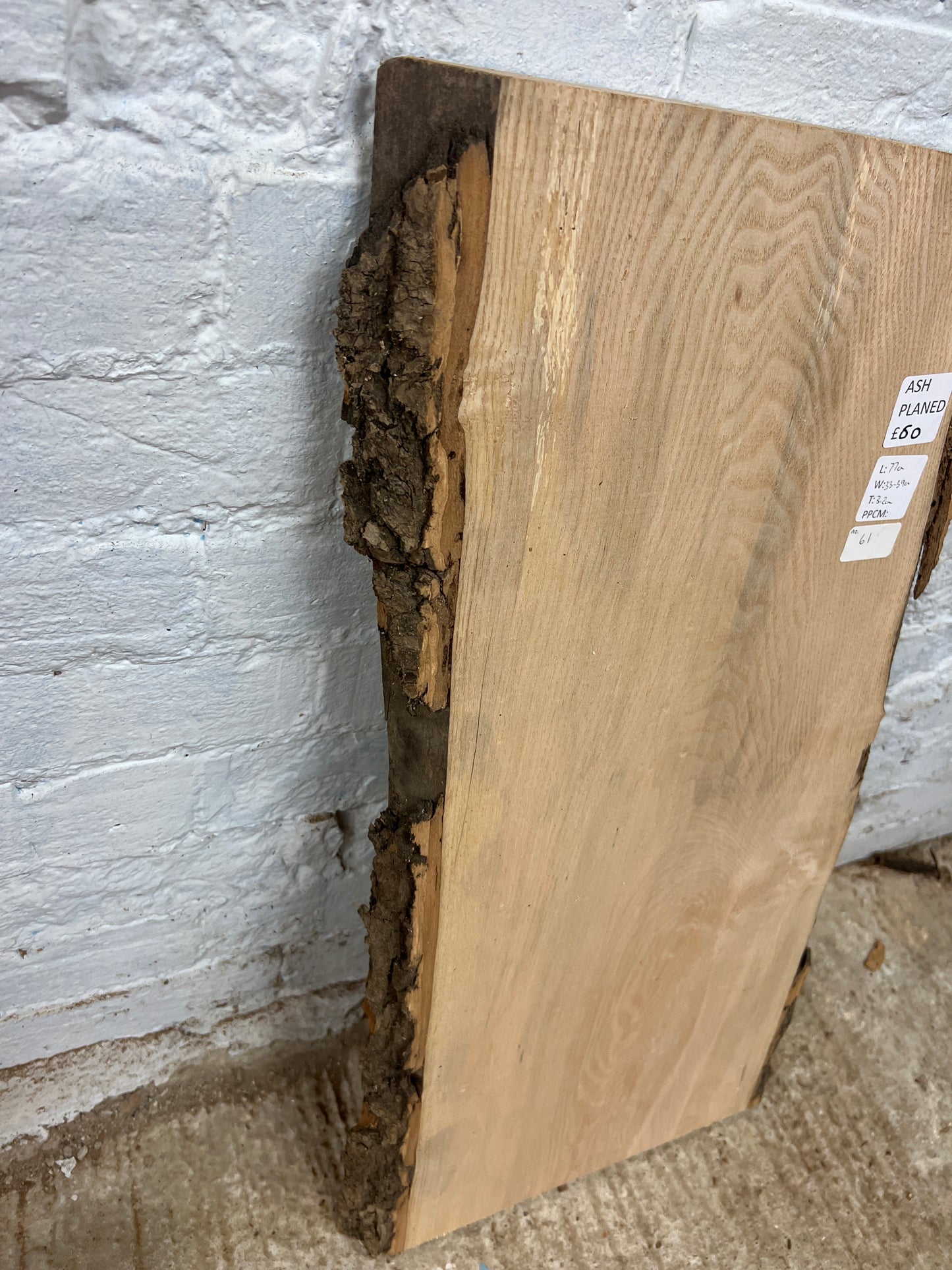 Ash No 61 - 770x330-390x32mm Planed