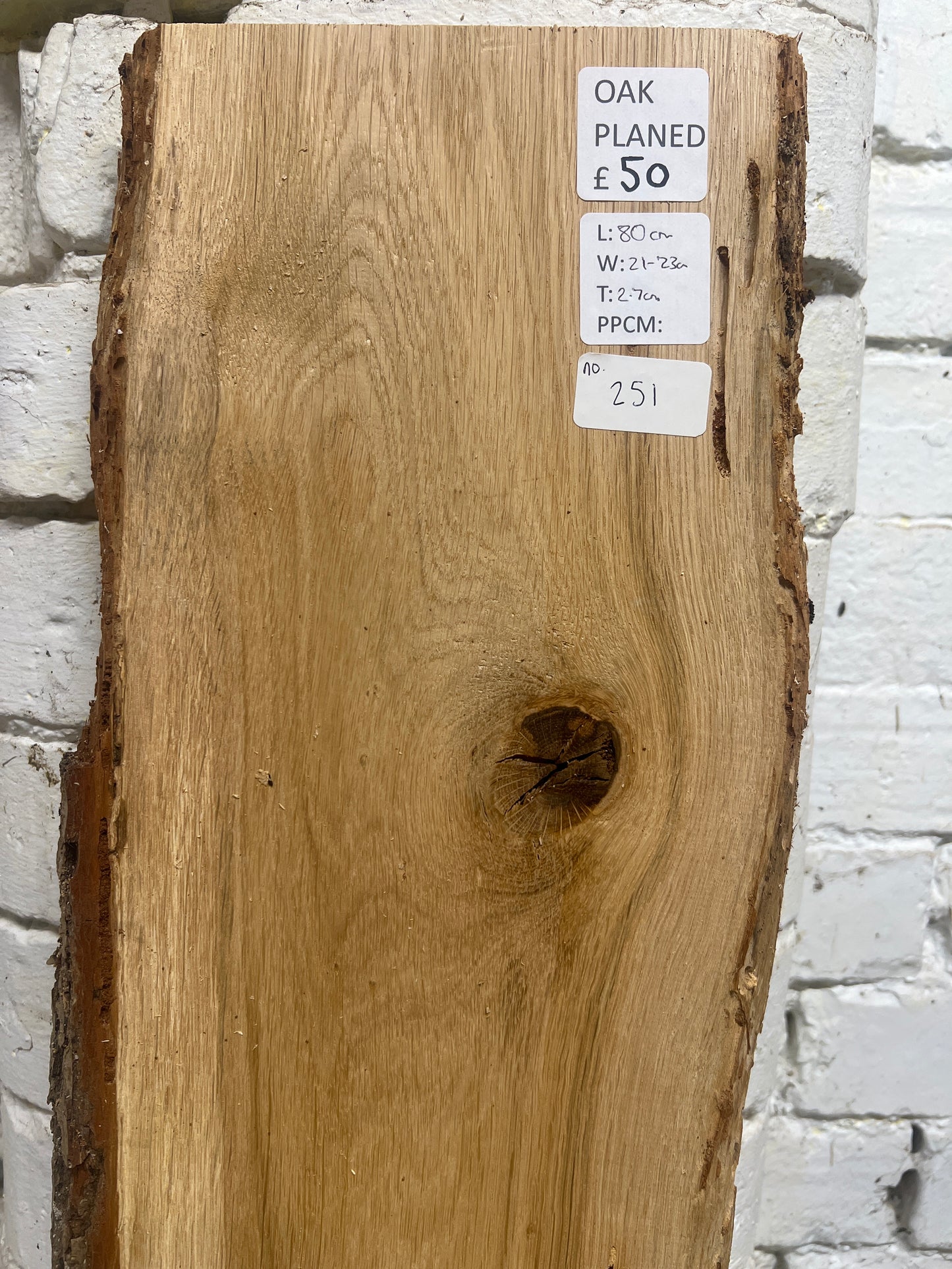 Oak No 251 - 800x210-230x27mm Planed