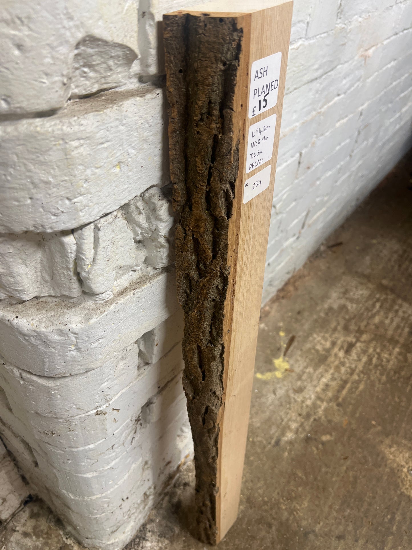 Ash No 254 - 948x80-90x43mm Planed