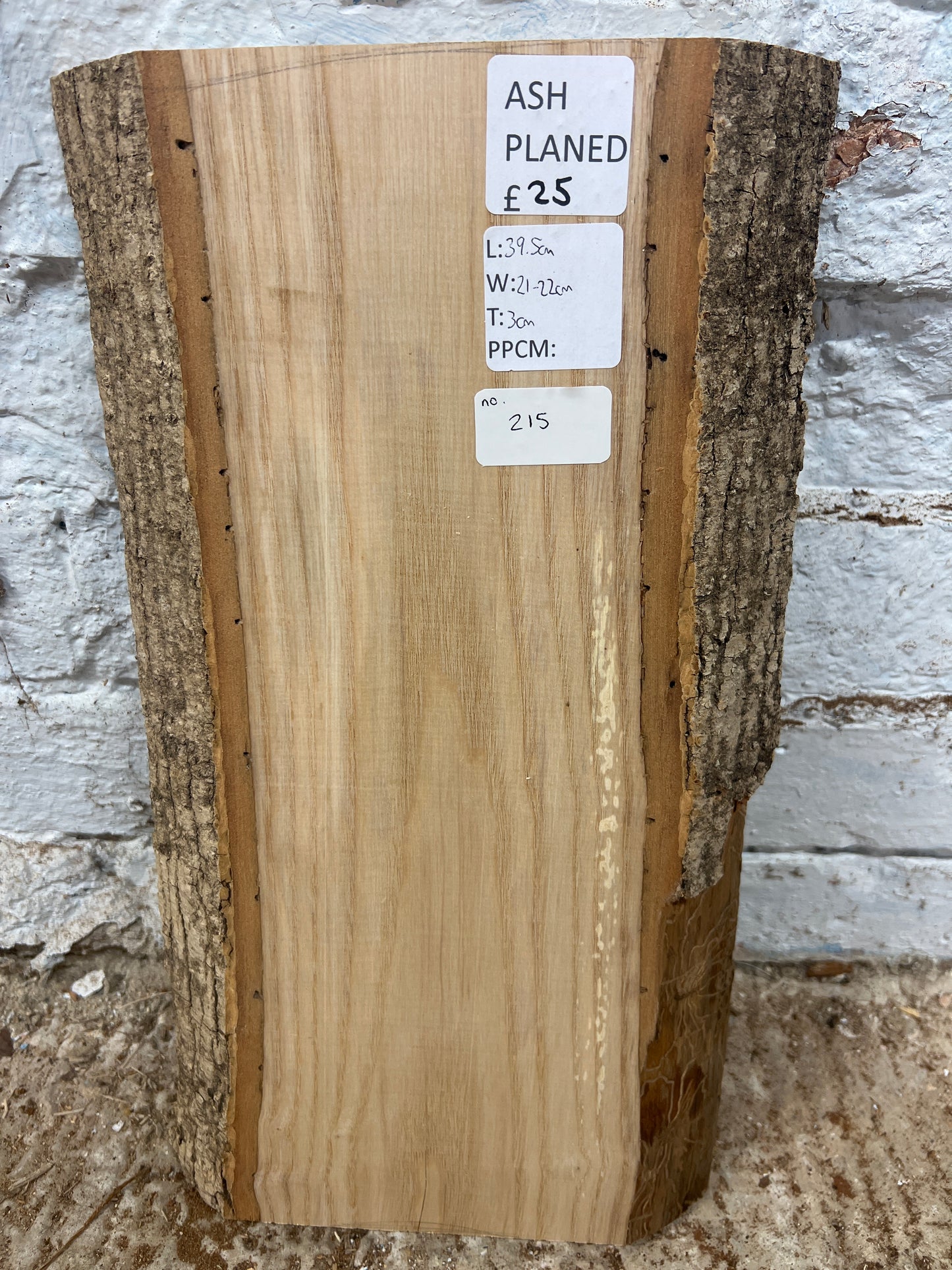 Ash No 215 - 395x210-220x30mm Planed