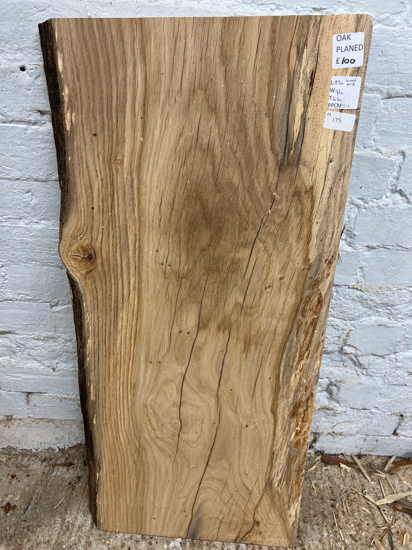 Oak No 175 - 870x410x47mm Planed