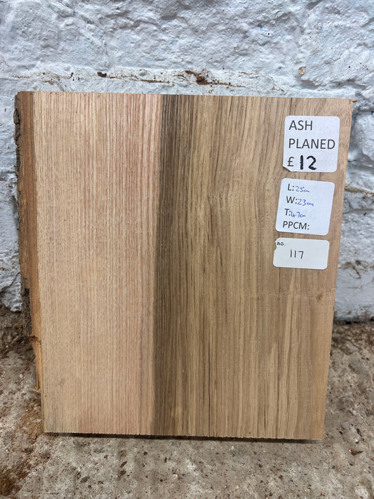 Ash No 117 - 250x230x47mm Planed