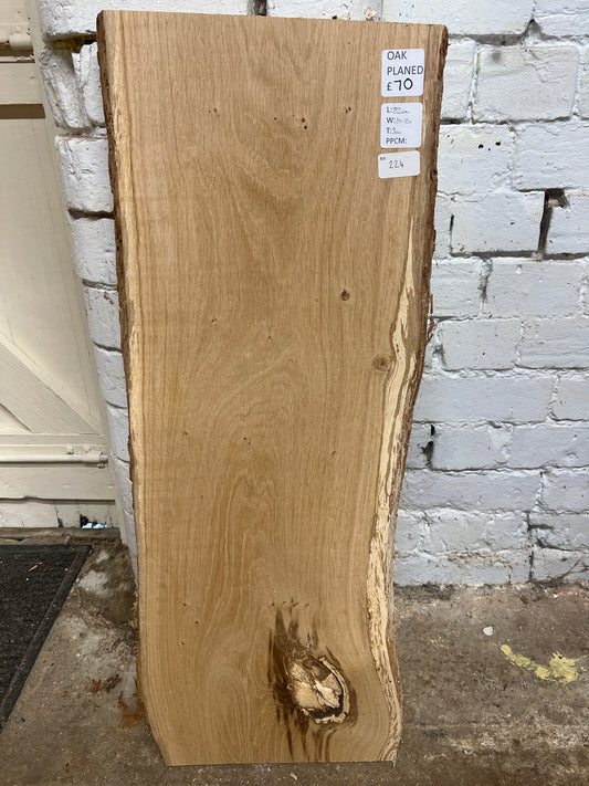 Oak No 224 - 820x300-330x30mm Planed