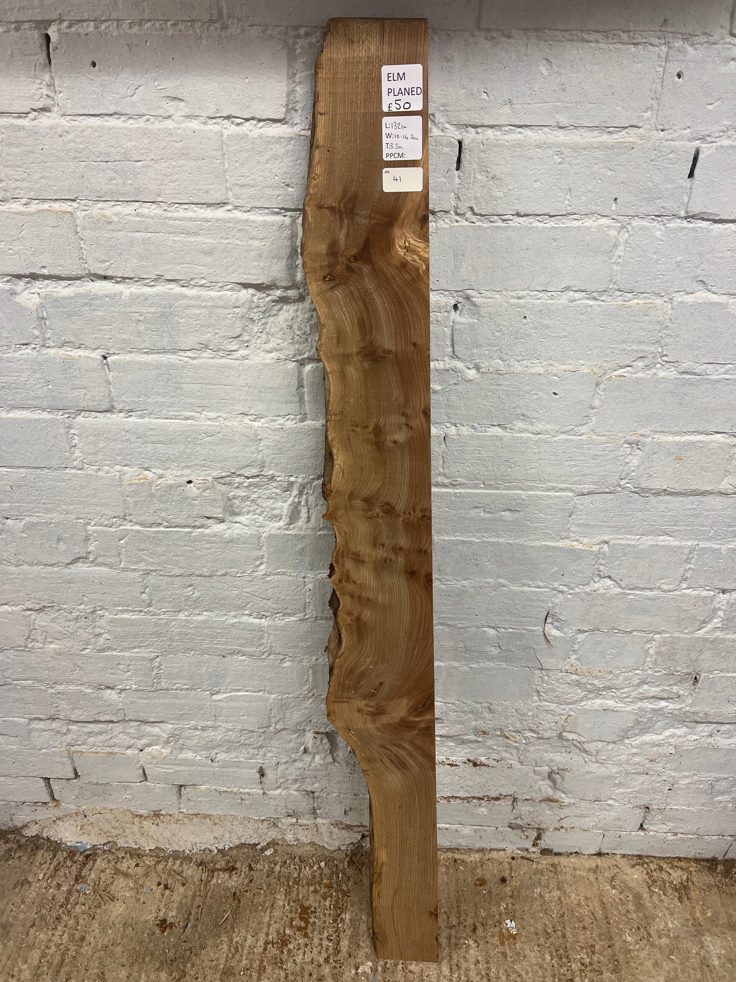Elm No 41 - 1320x100-145x35mm Planed