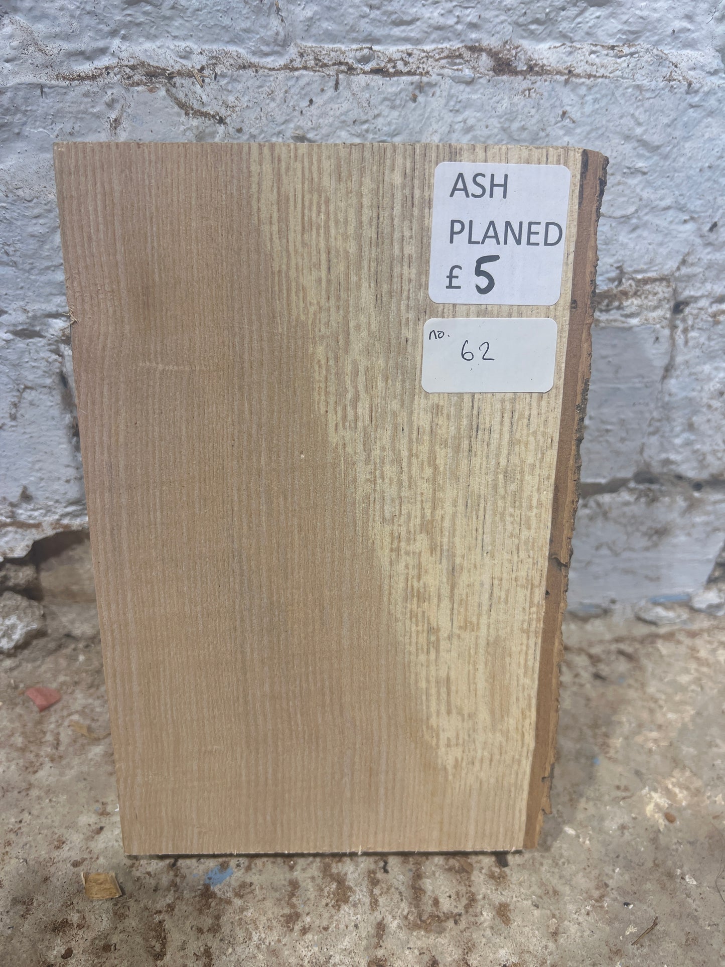 Ash No 62 - 230x140x50mm Planed