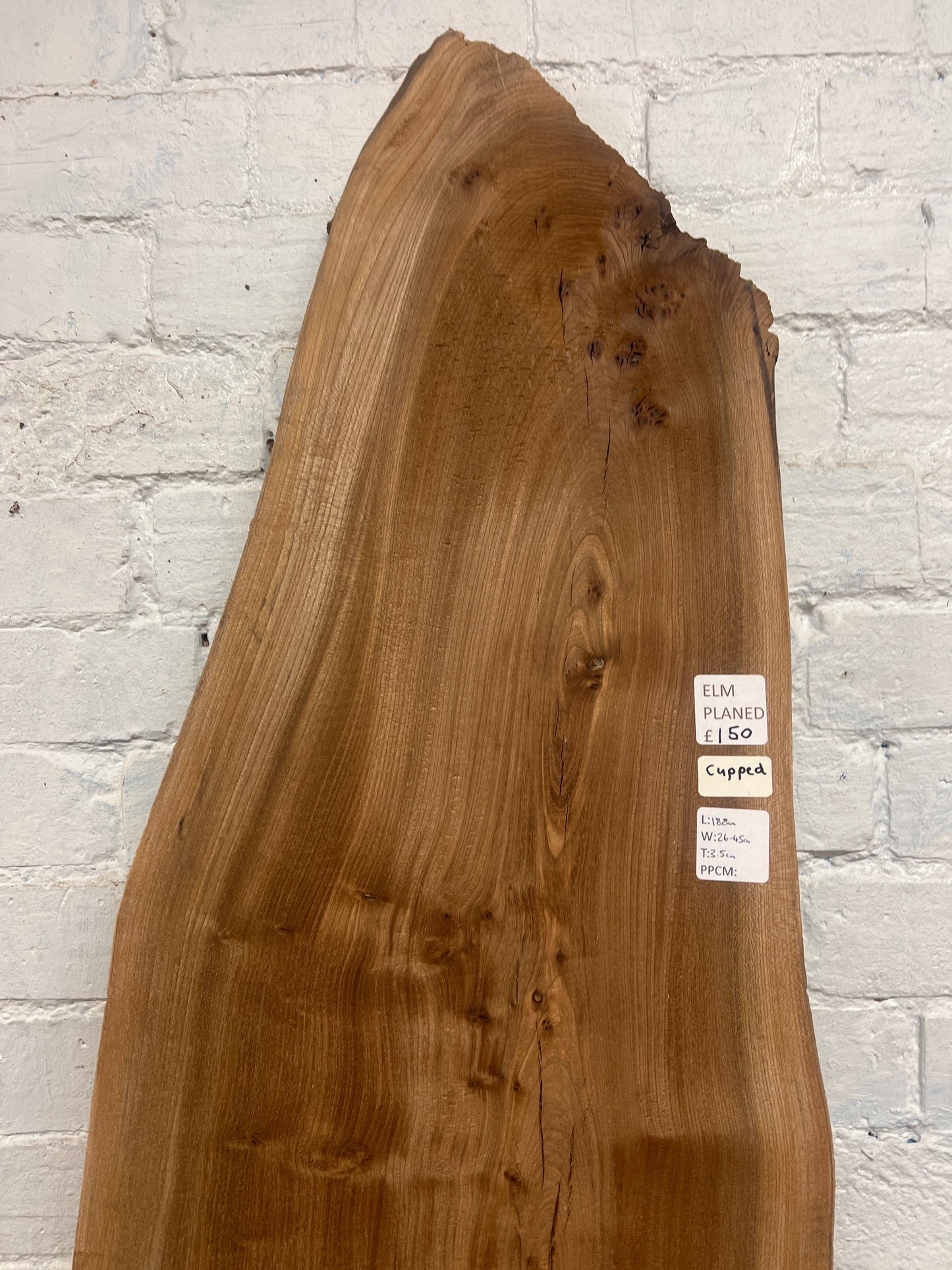 Elm No 9 - 1880x260-450x35mm Planed