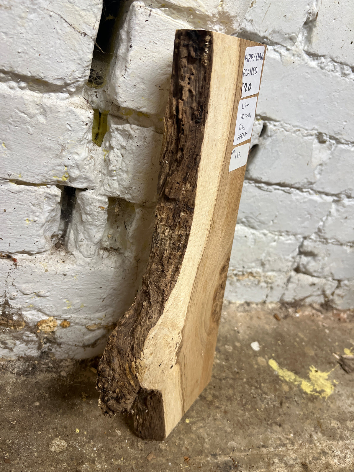 Oak No 192 - 410x100-180x30mm Planed