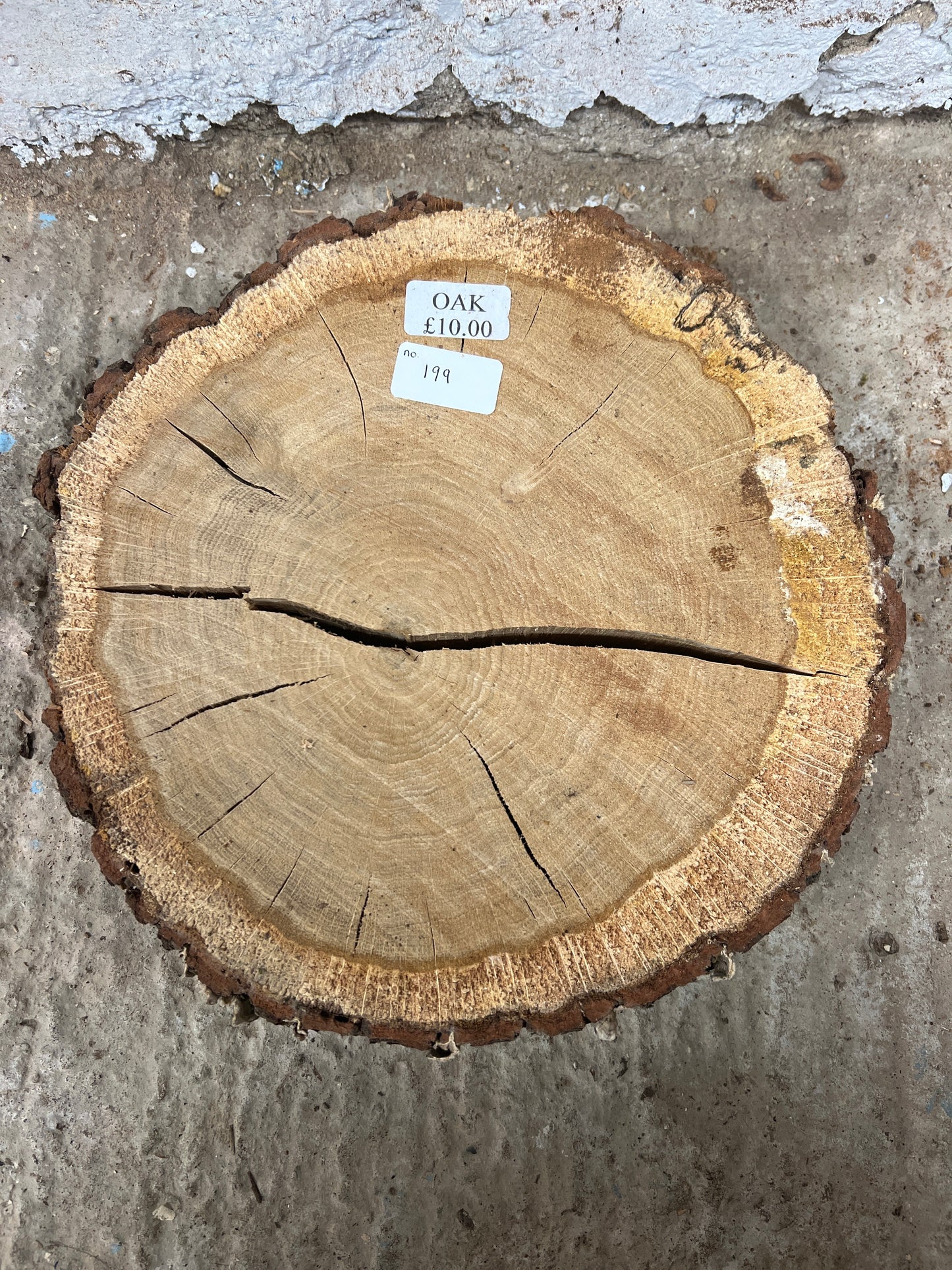 Oak No 199 - 290x300x50mm Sawn