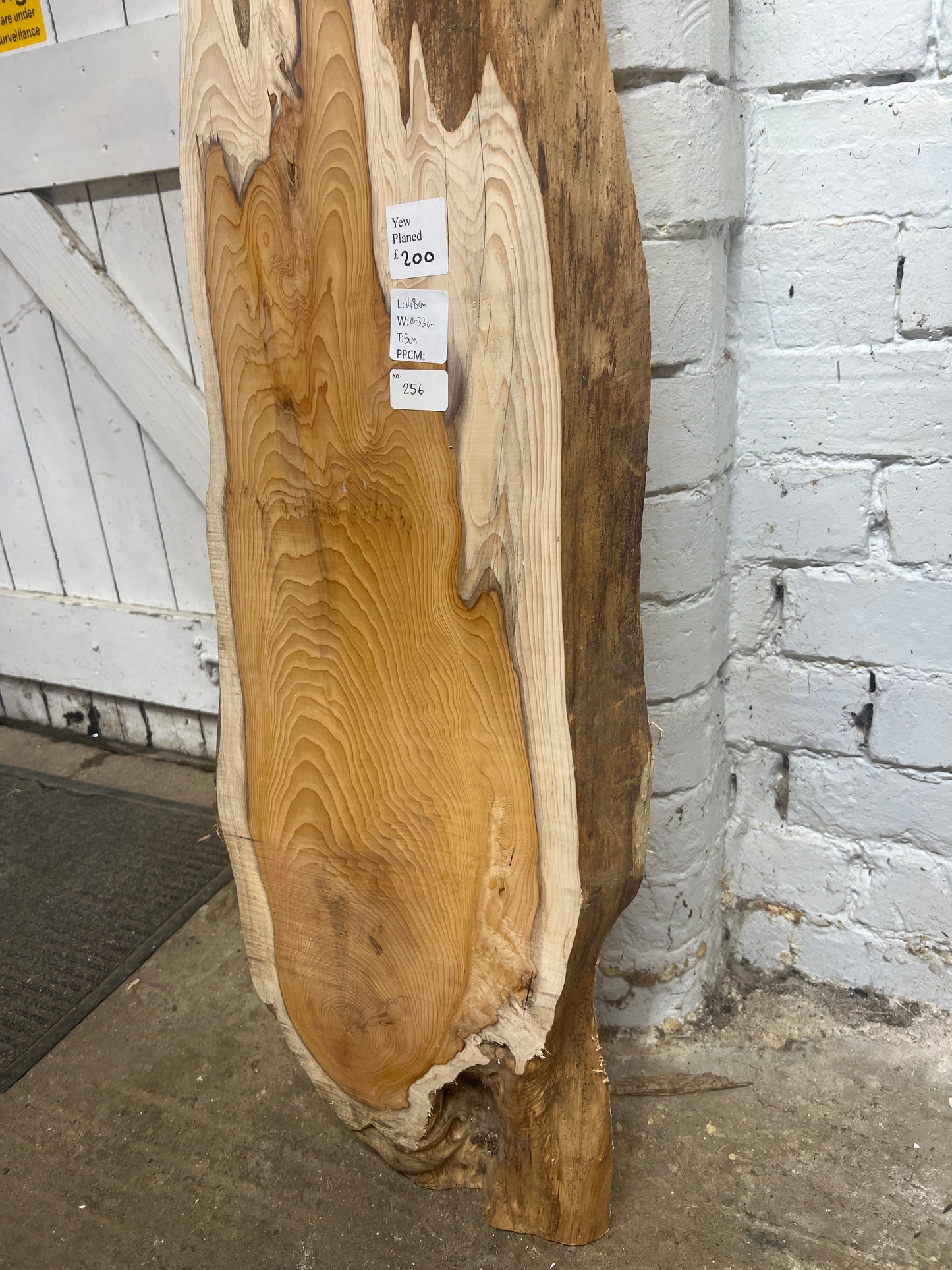 Yew No 256 - 1480x200-330x50mm Planed