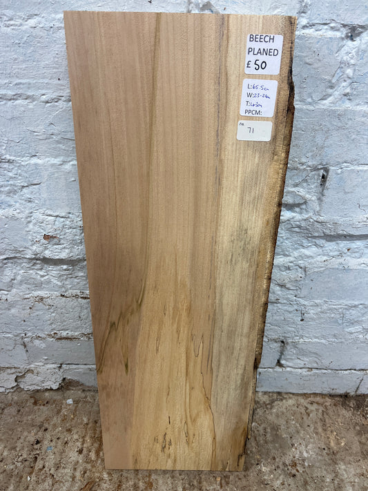 Beech No 71 - 655x230-240x43mm Planed