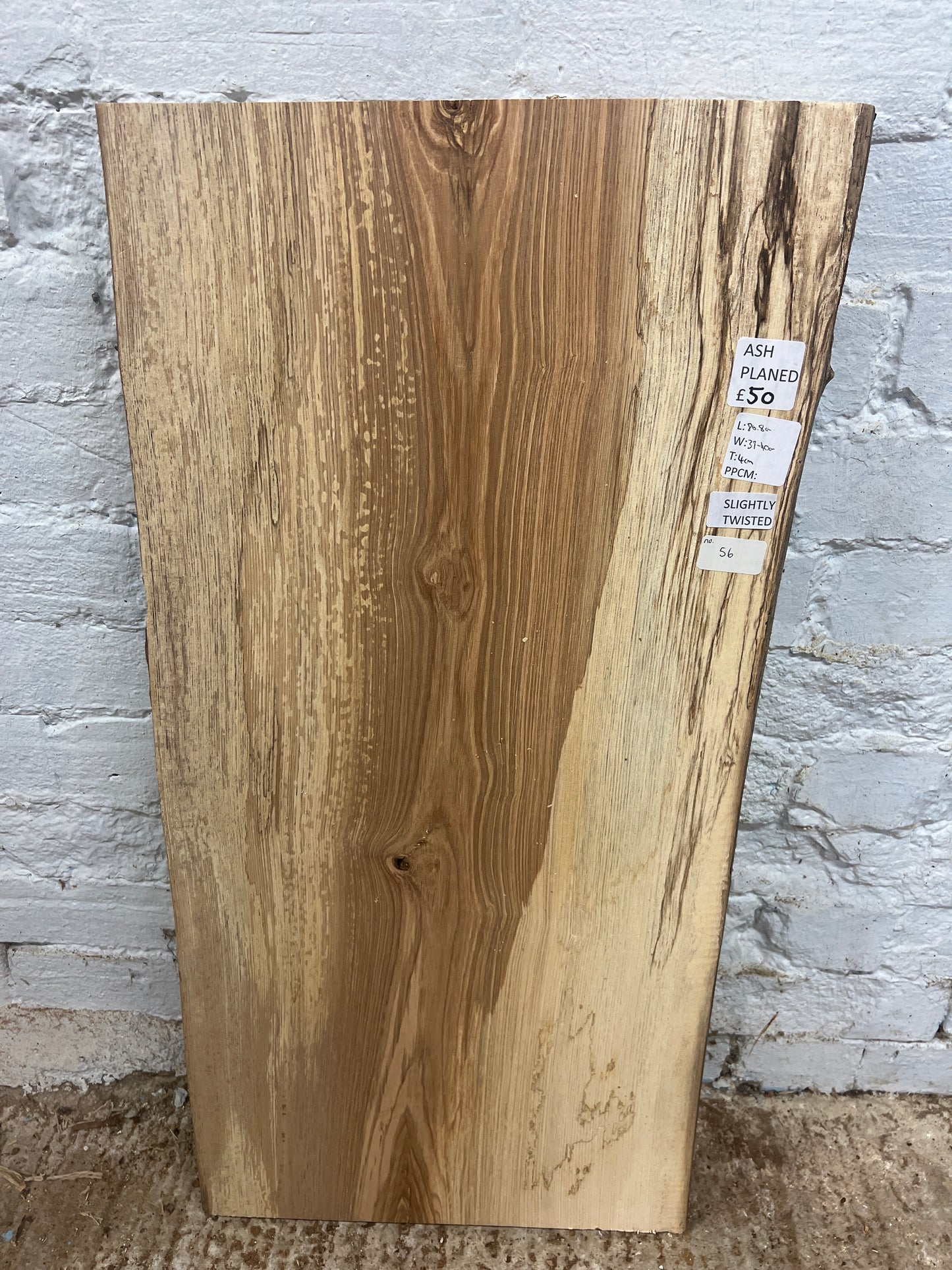 Ash No 56 - 808x390-400x40mm Planed