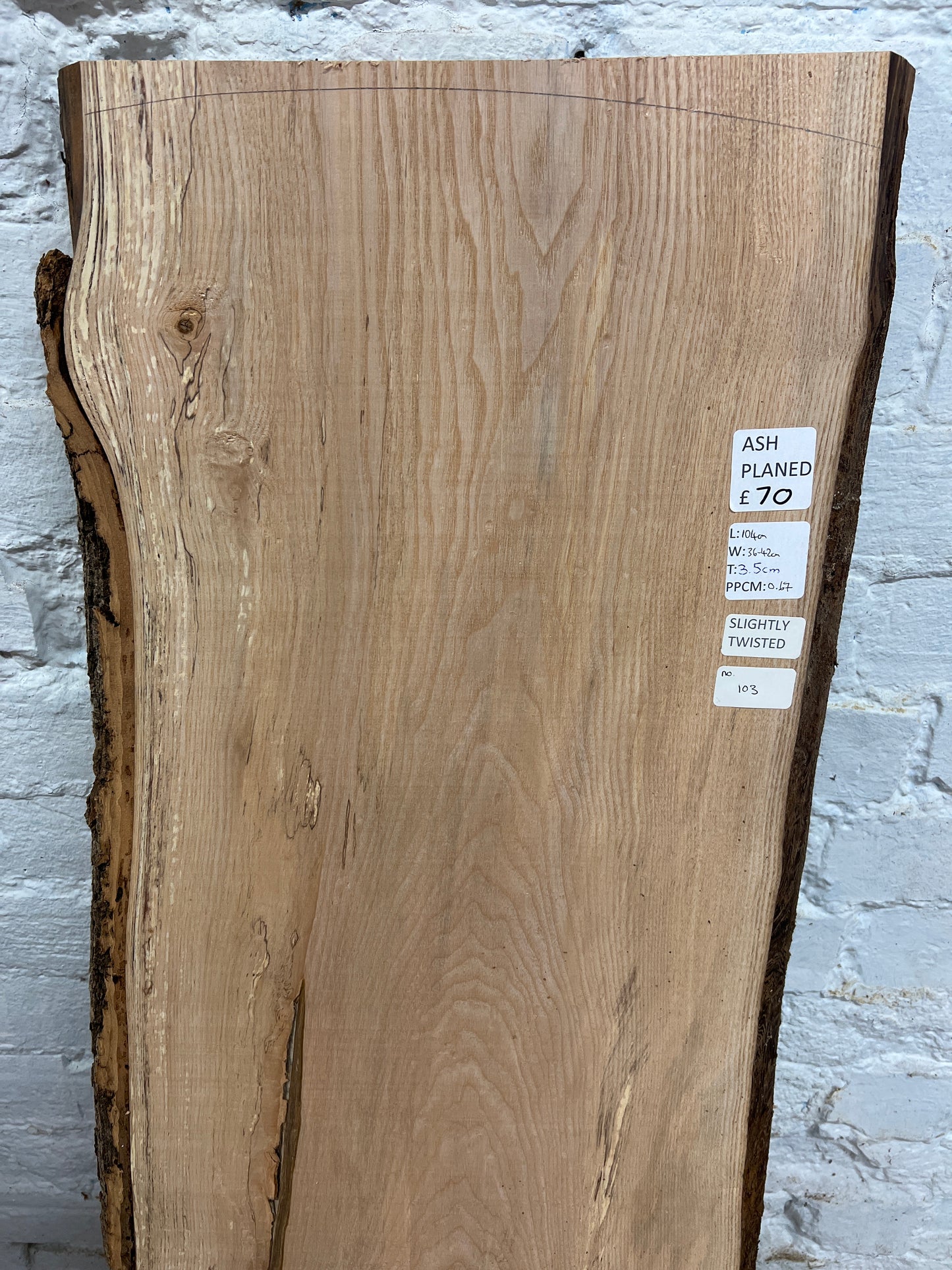 Ash No 103 - 1040x360-420x35mm Planed