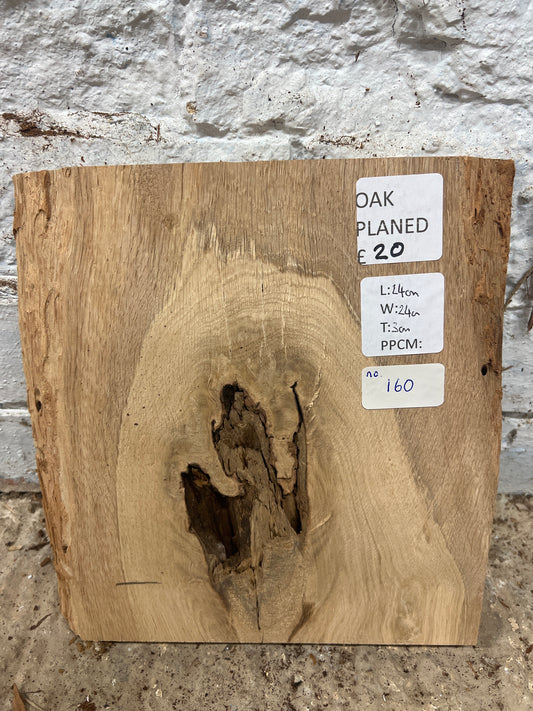 Oak No 160 - 240x240x30mm Planed