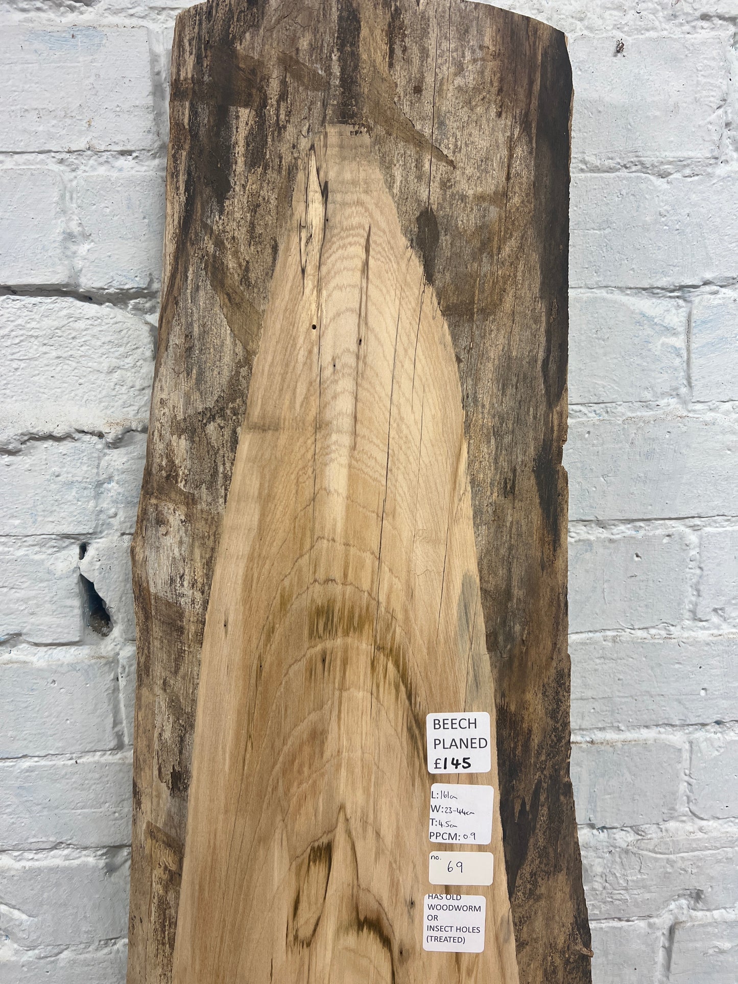 Beech No 69 - 1610x230-440x45mm Planed
