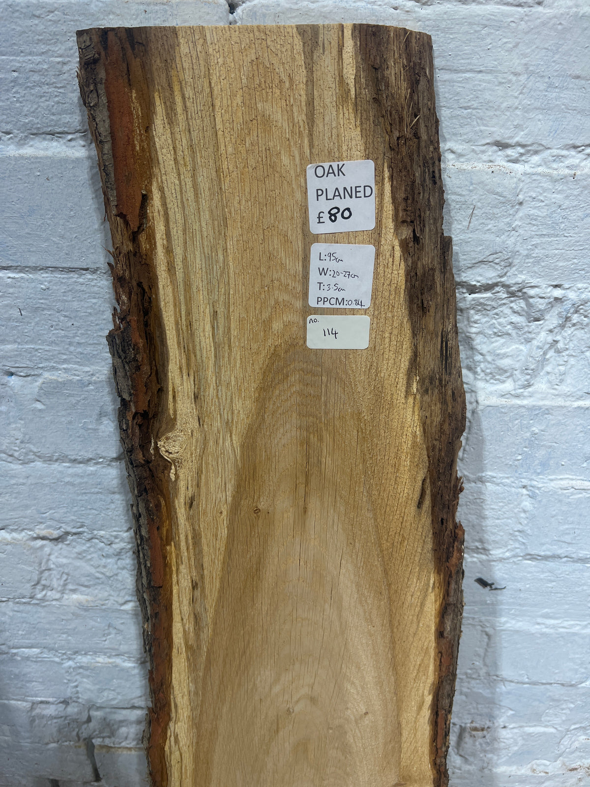 Oak No 114 - 950x200-270x35mm Planed