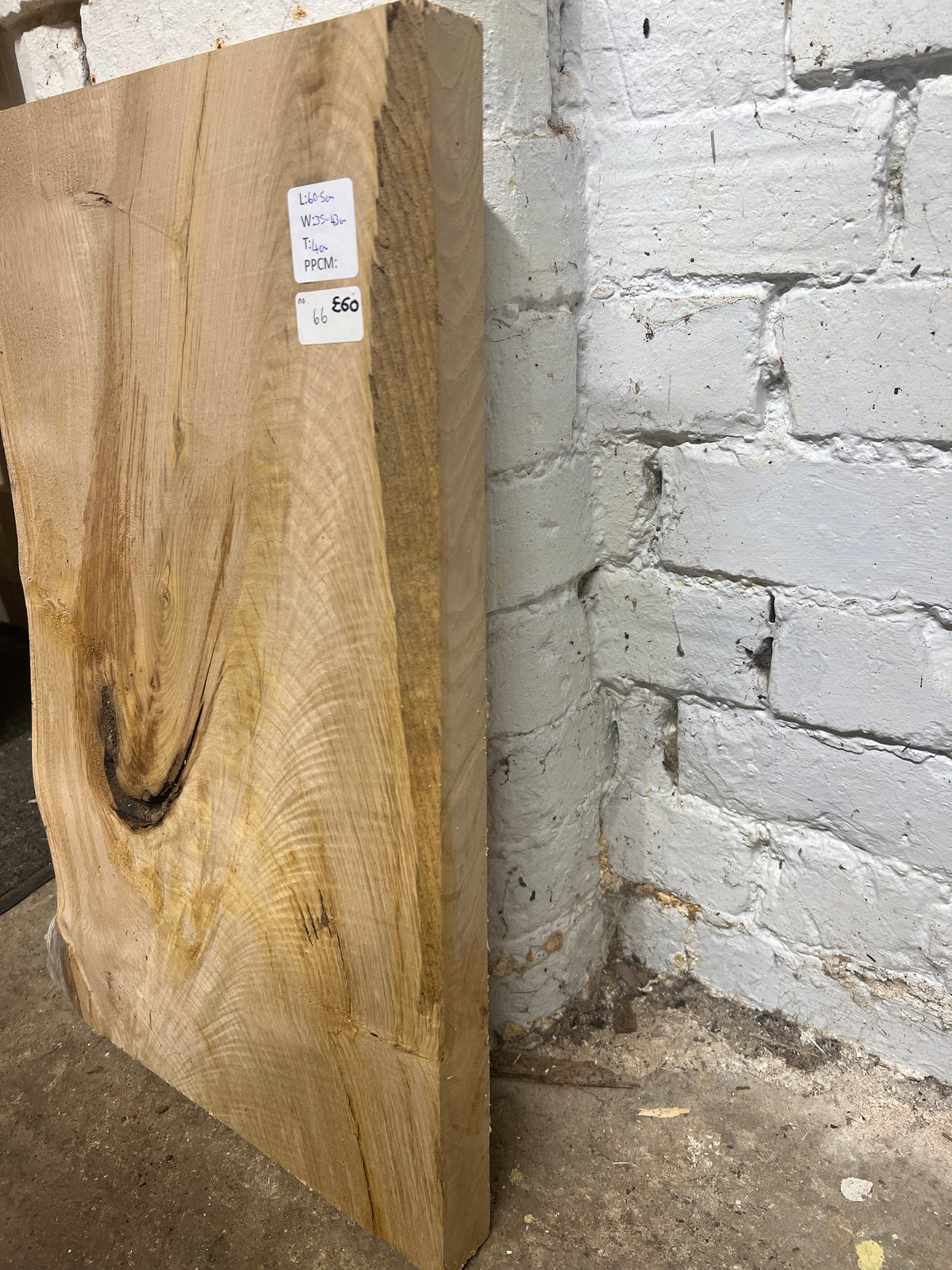 Chestnut No 66 - 605x350-430x40mm Planed