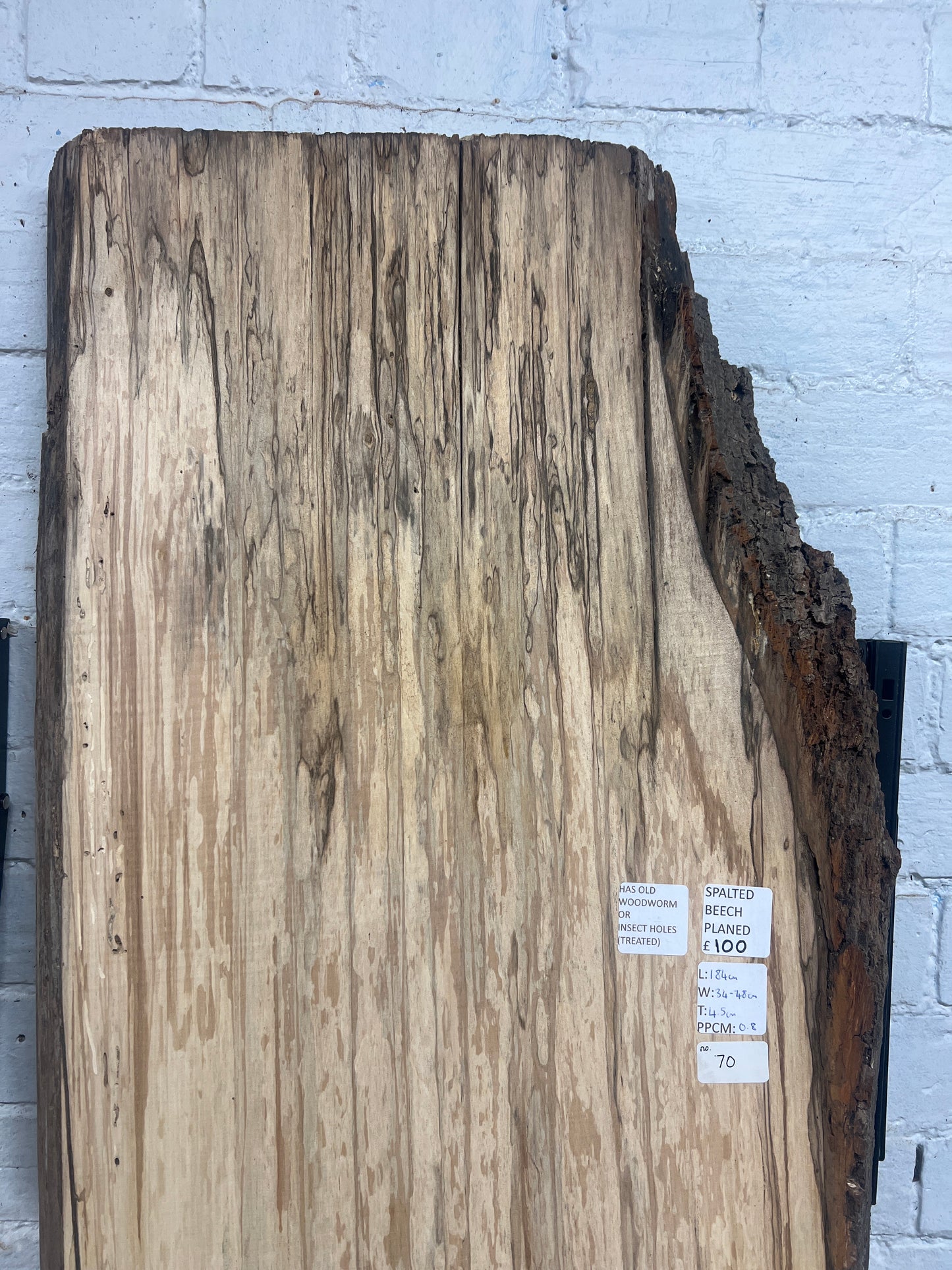 Beech No 70 - 1840x340-480x45mm Planed