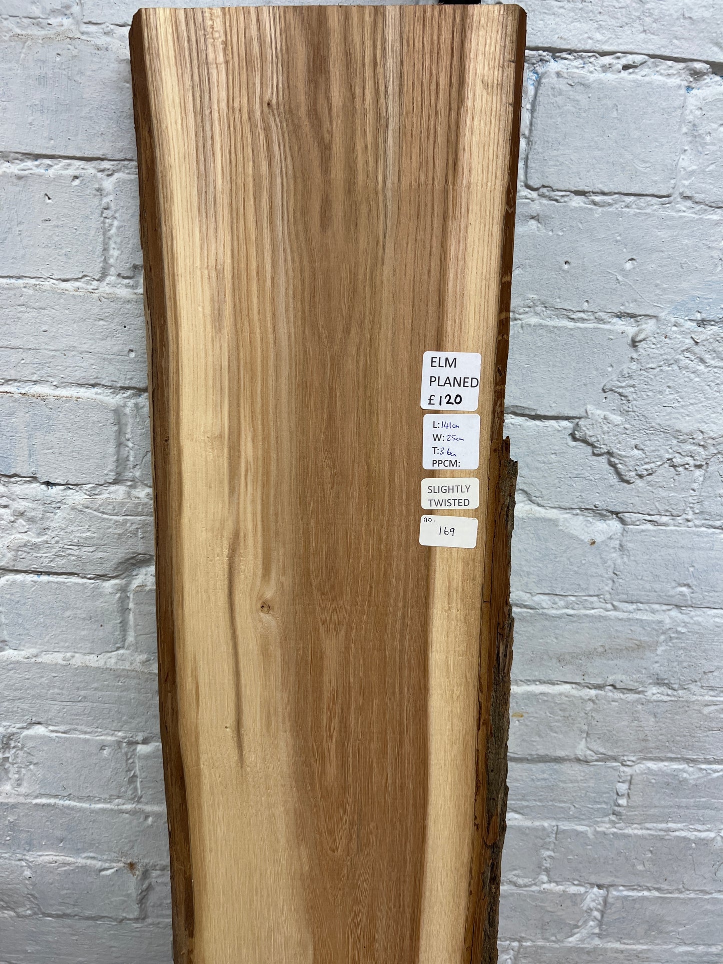 Elm No 169 - 1410x250x36mm Planed