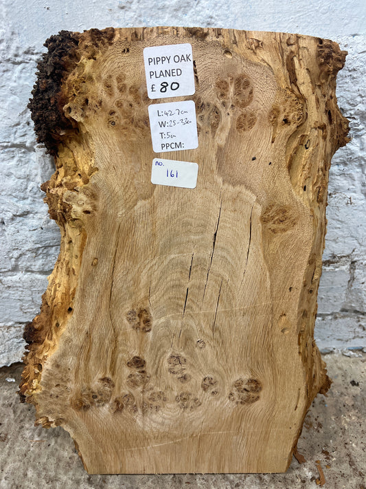 Burr Oak No 161 - 427x250-330x50mm Planed
