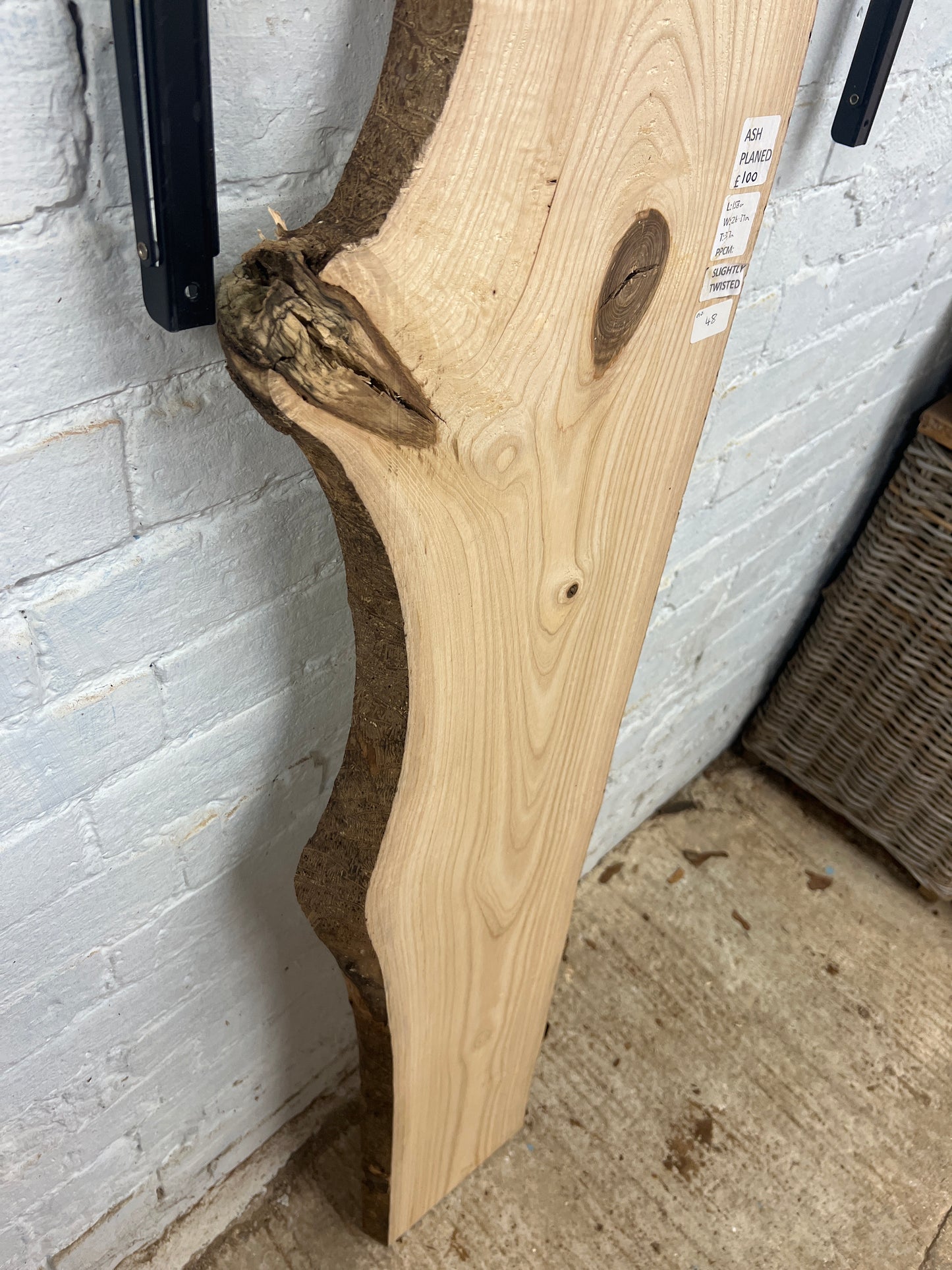 Ash No 48 - 1580x260-370x37mm Planed
