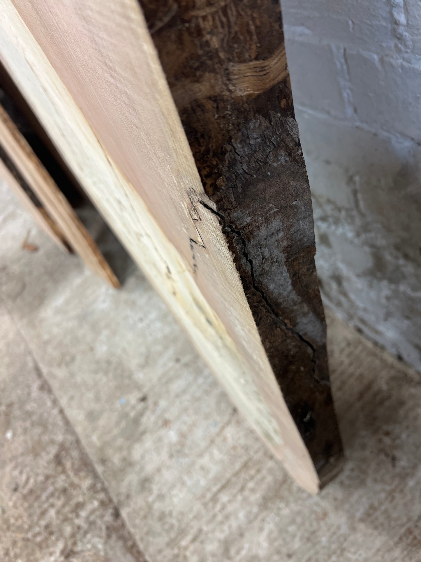 Ash No 35 - 1880x300-500x50mm Planed