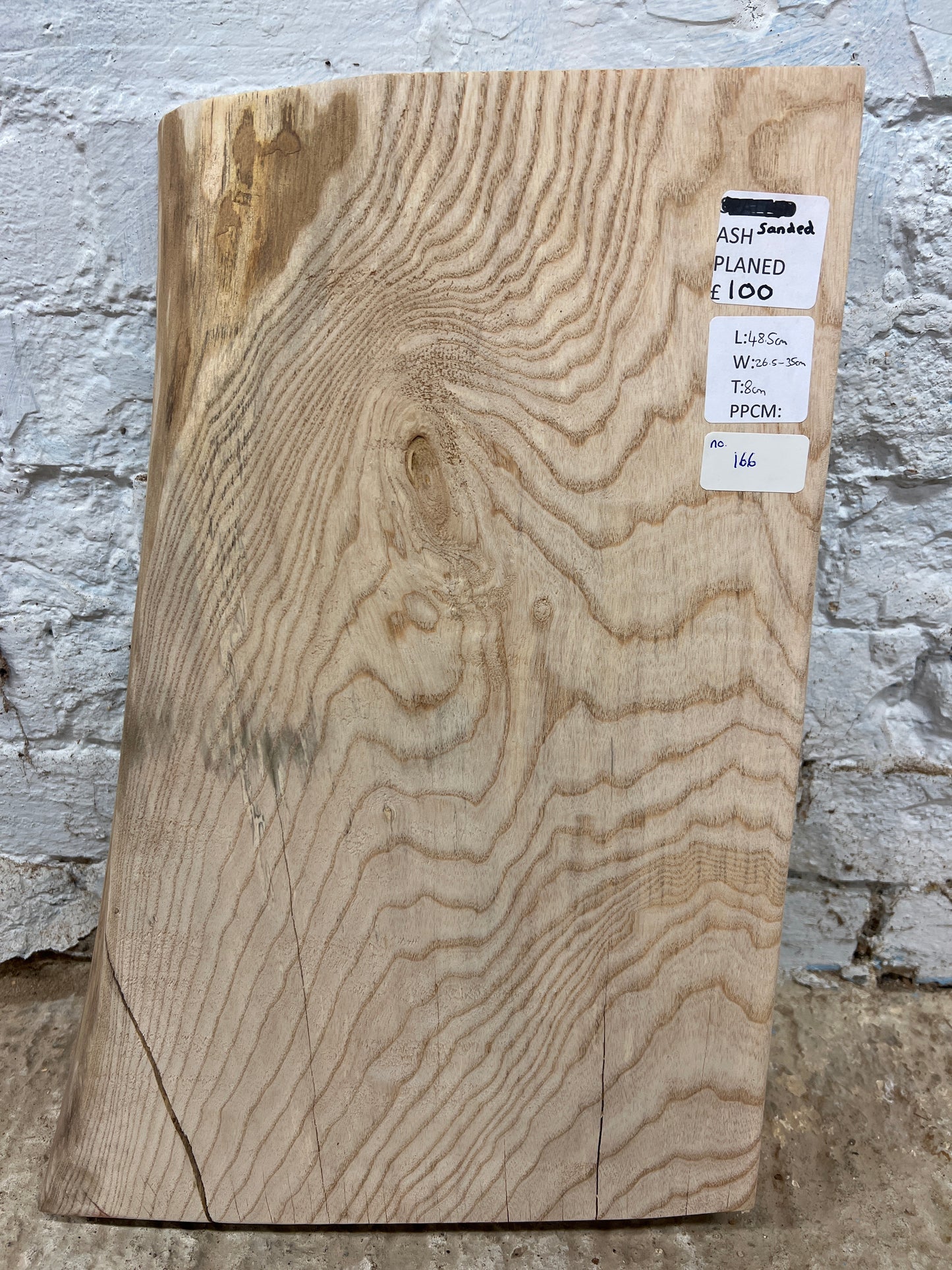 Ash No 166 - 485x265-35mm Planed