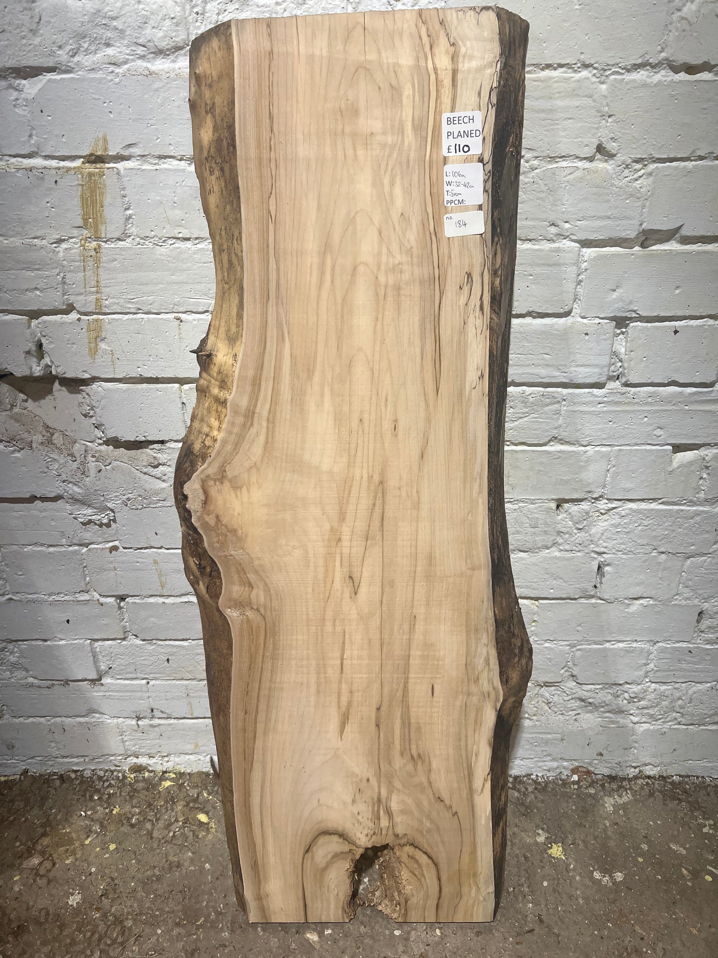 Beech No 184 - 1060x330-420x50mm Planed