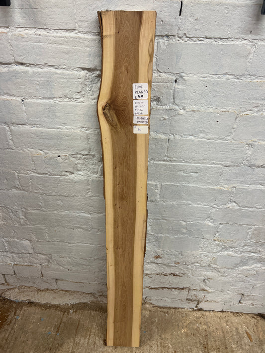 Elm No 86 - 1195x120-140x27mm Planed
