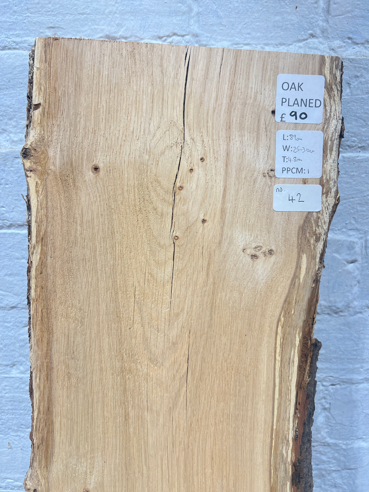 Oak No 42 - 890x250-300x48mm Planed
