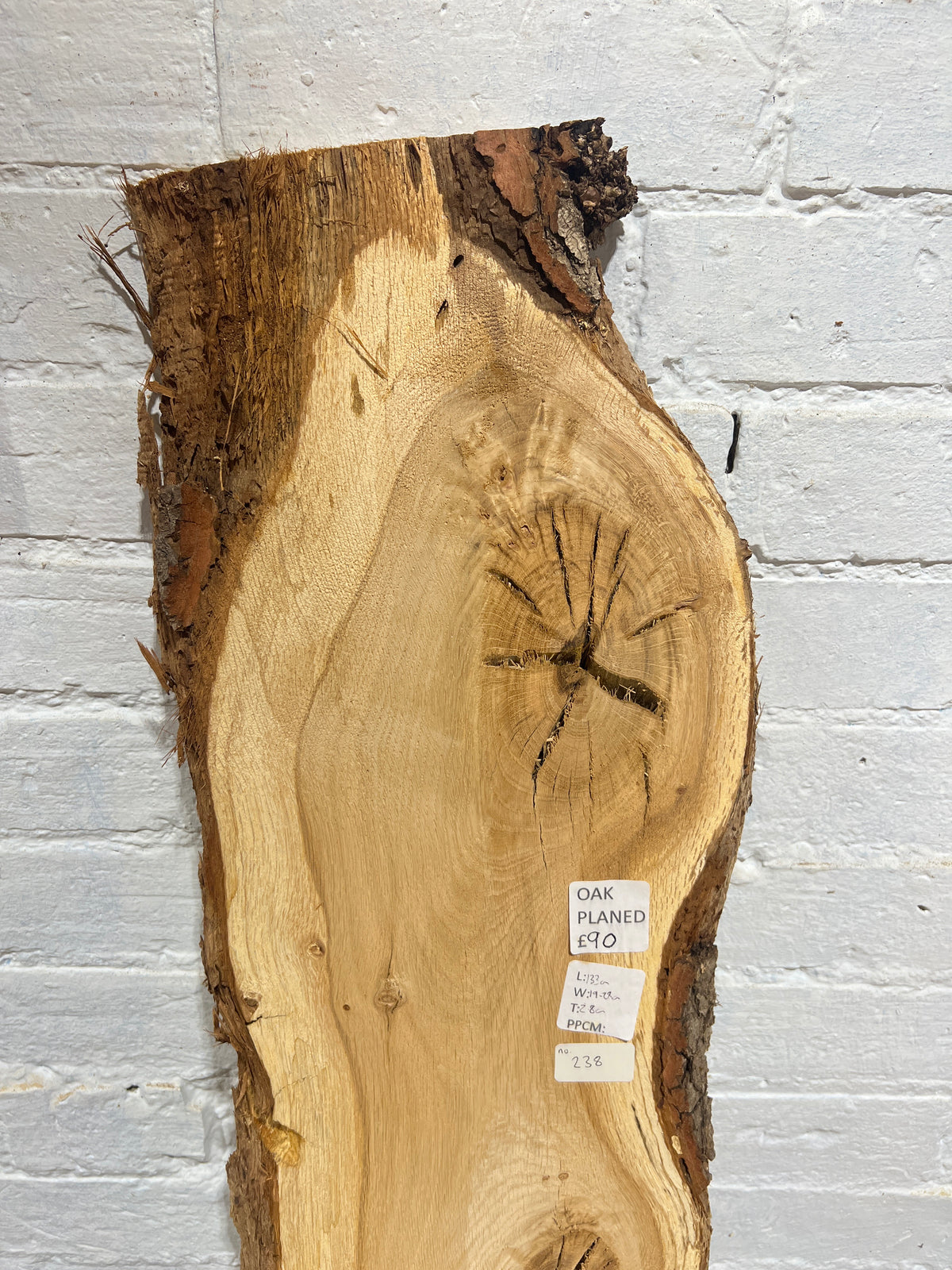 Oak No 238 - 1330x190-280x28mm Planed