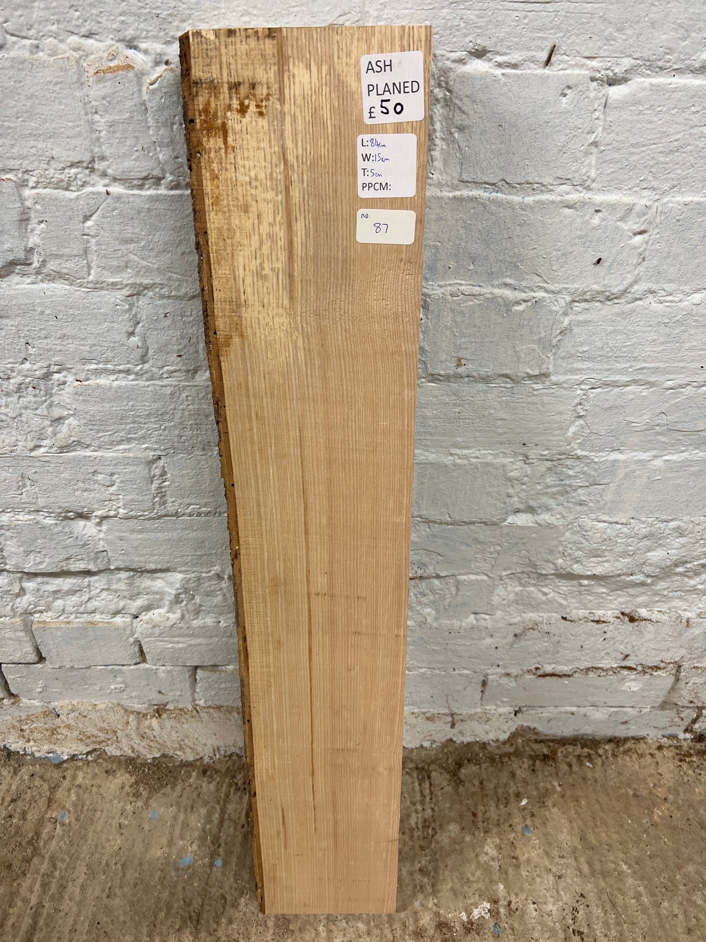 Ash No 87 - 840x150x50mm Planed