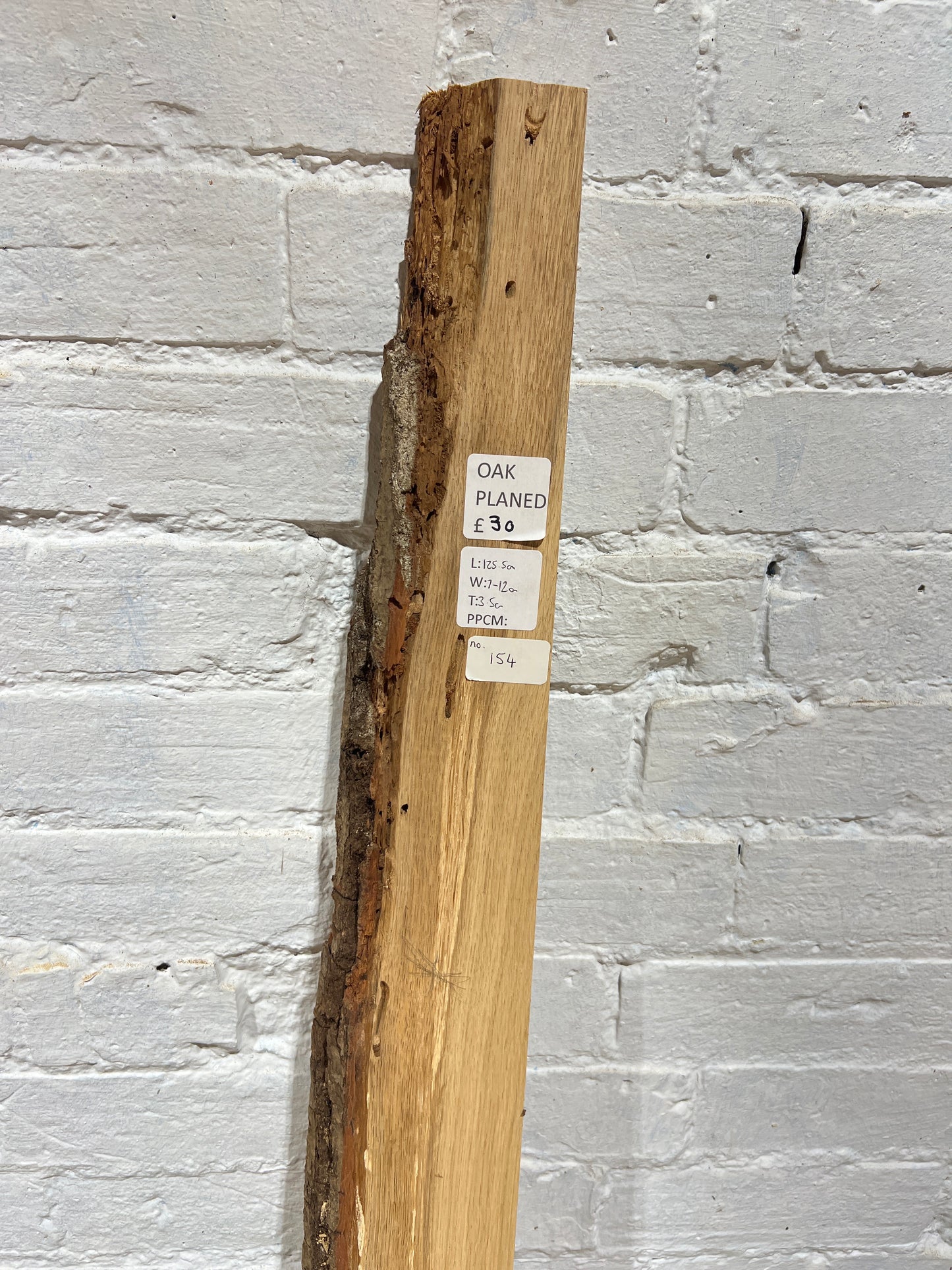 Oak No 154 - 1255x70-120x35mm Planed