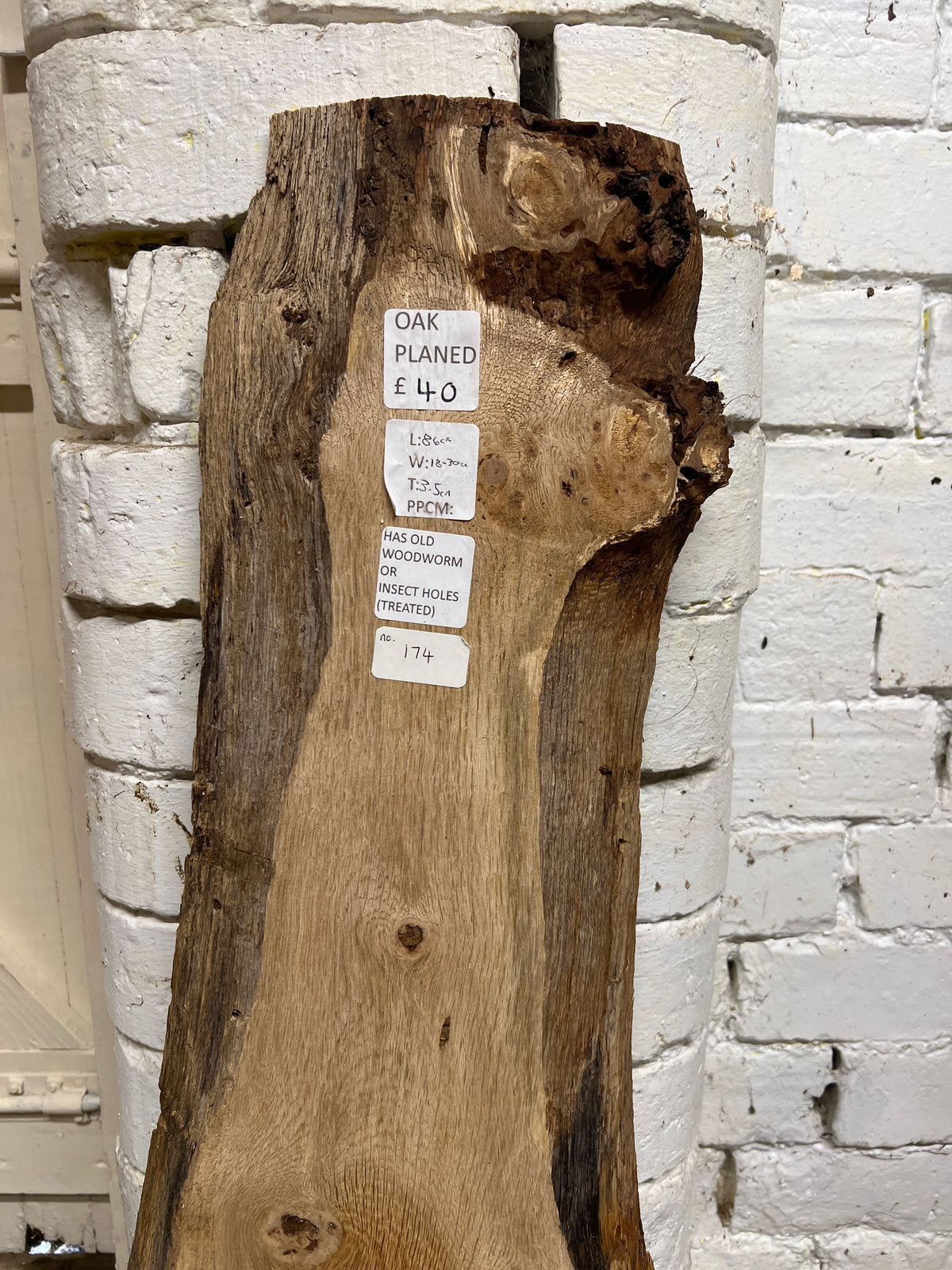 Oak No 174 - 860x180-300x35mm Planed