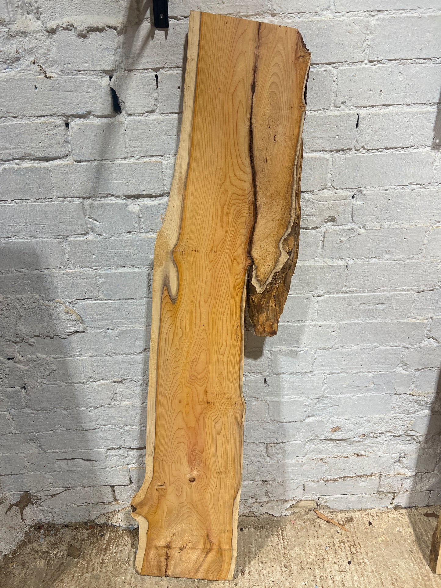 Yew No 81 - 1370x210-290x30mm Planed
