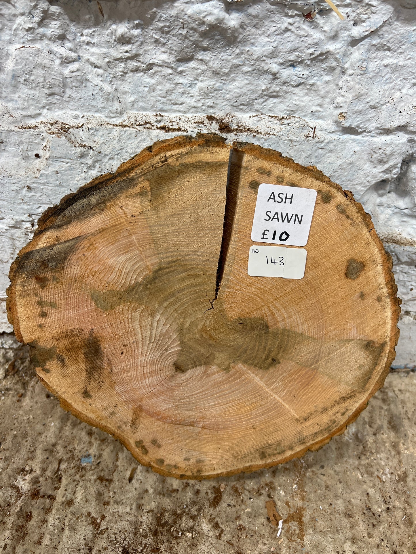 Ash No 143 - 260x260x40mm Sawn