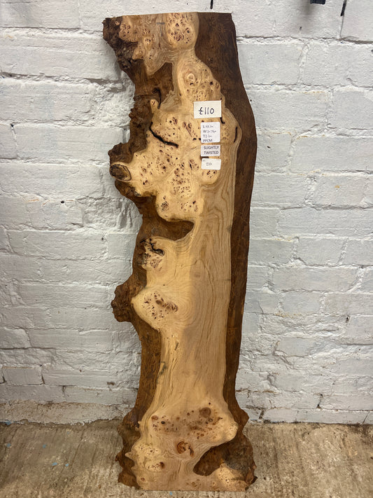 Burr Elm No 220- 1185x200-390x32mm Planed