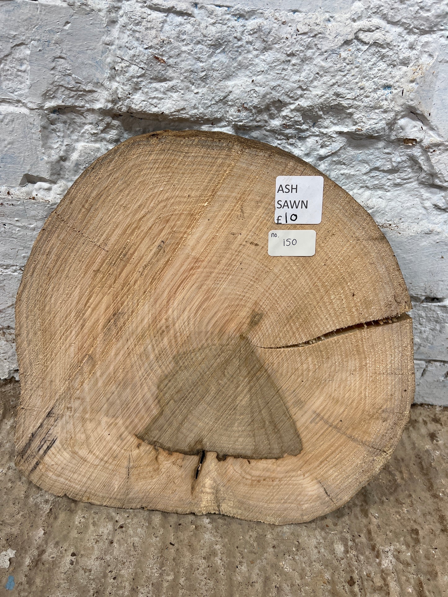 Ash No 150 - 340x340x45mm Sawn