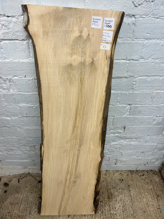 Sycamore No 83 - 1117x320-390x34mm Planed