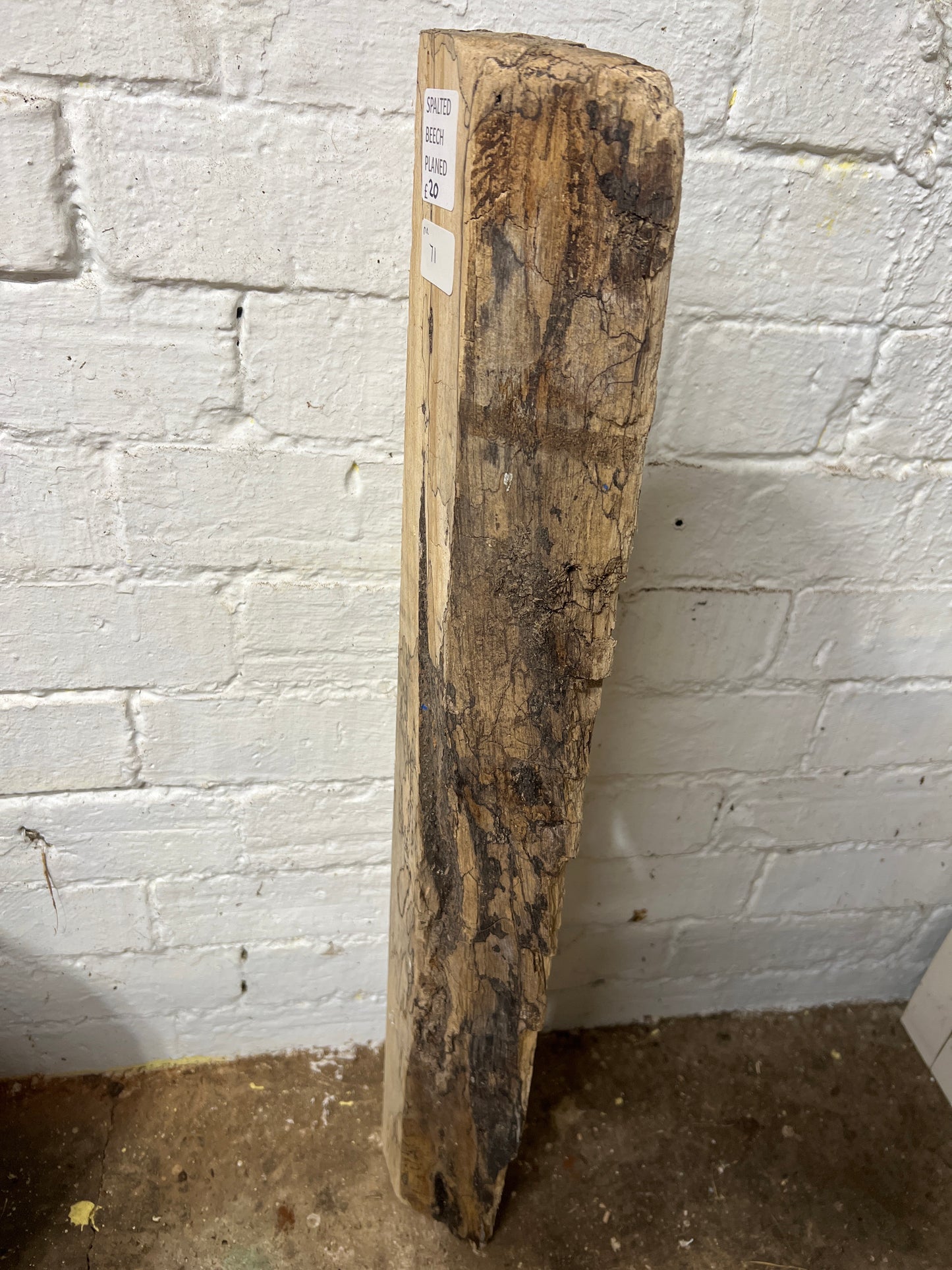 Beech No 71 - 760x90-110x60mm Planed