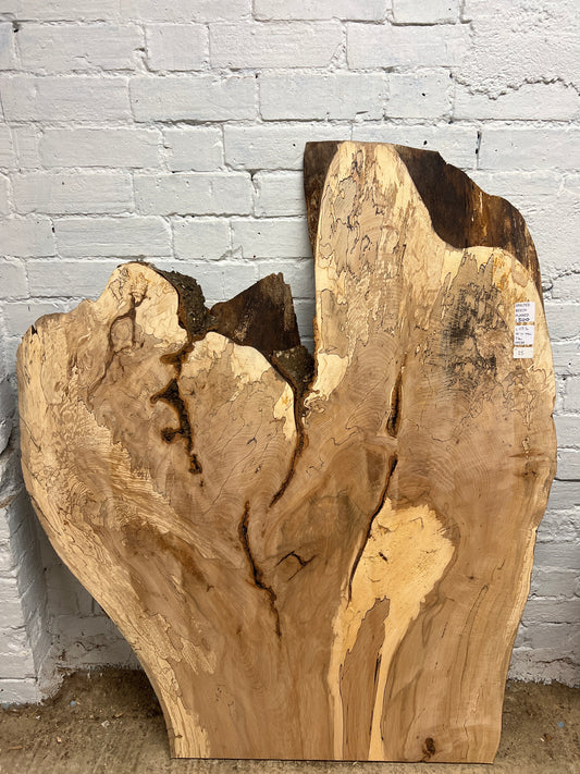 Spalted Beech No 25 - 1295x710-1040x40mm Planed