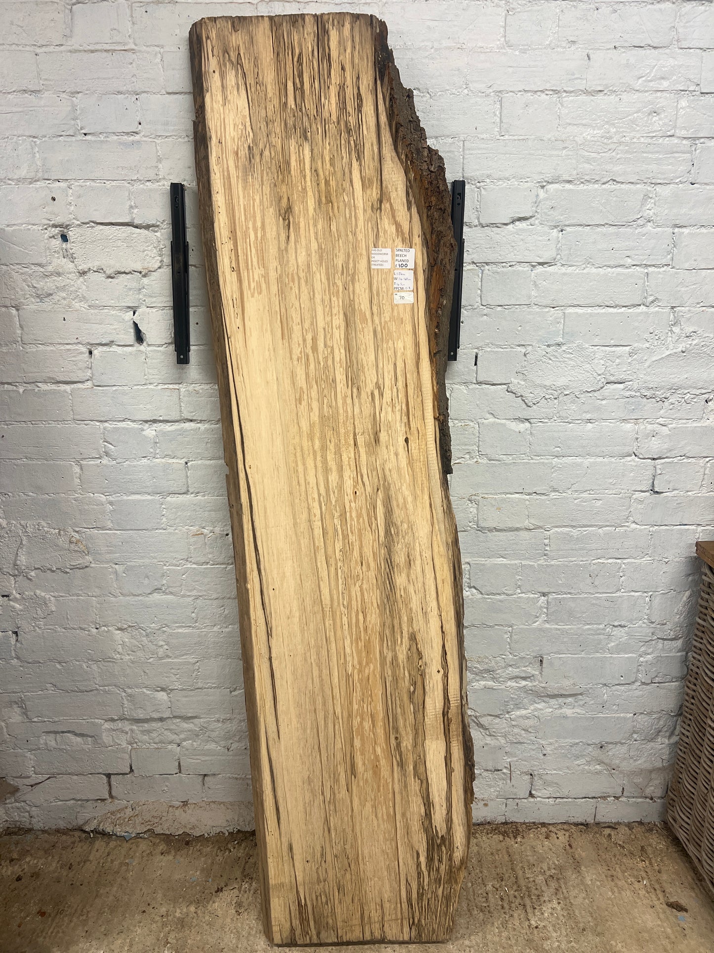 Beech No 70 - 1840x340-480x45mm Planed