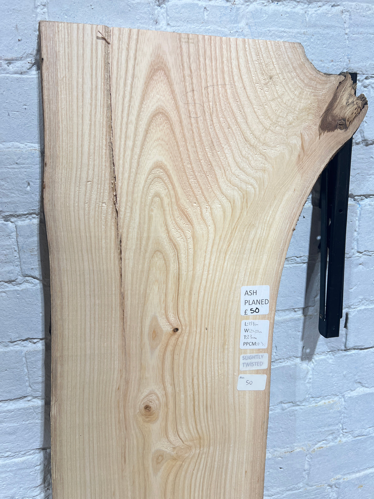 Ash No 50 - 1590x270-370x23mm Planed